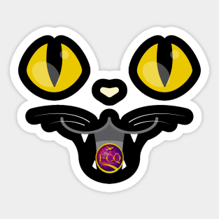 cat eyes Sticker